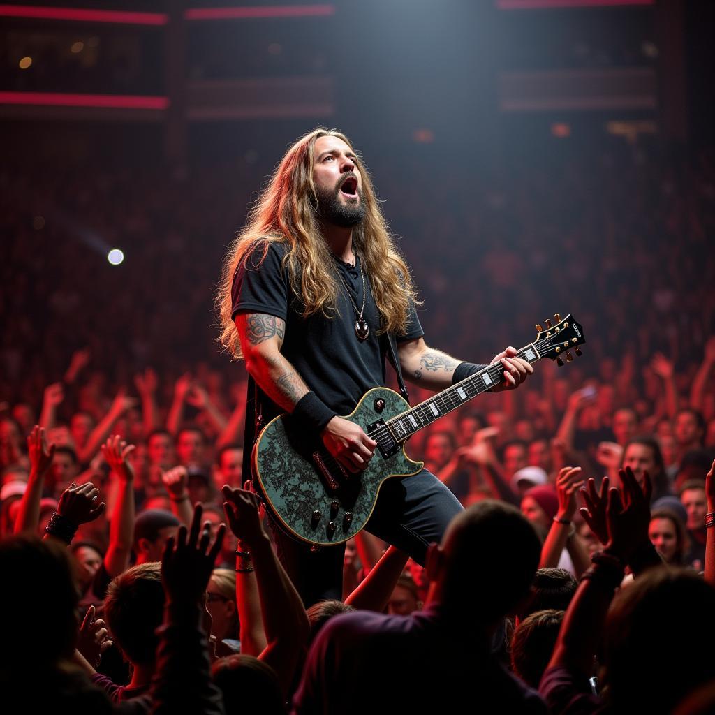 Zakk Wylde Performing Stillborn Live