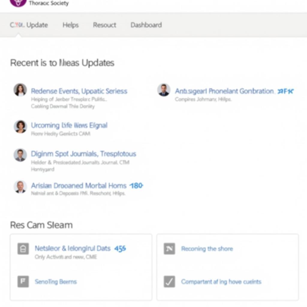 American Thoracic Society Member Dashboard