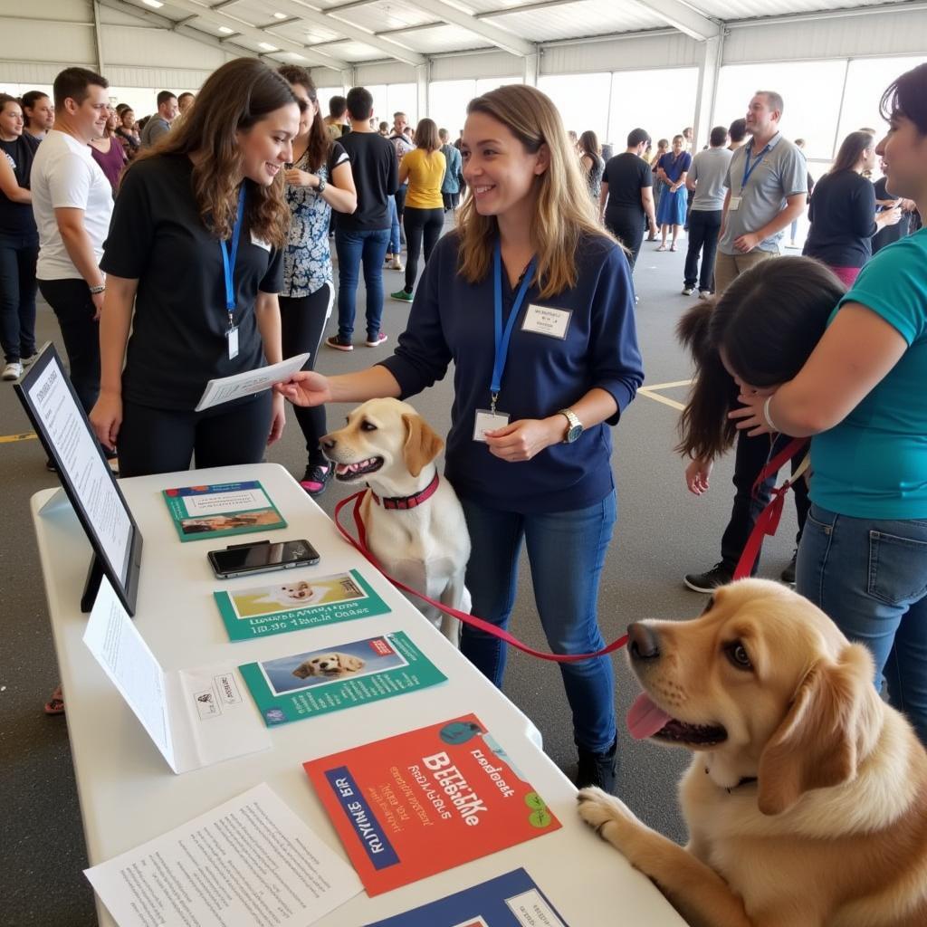 Buffalo Humane Society engaging in community outreach, educating the public about animal welfare