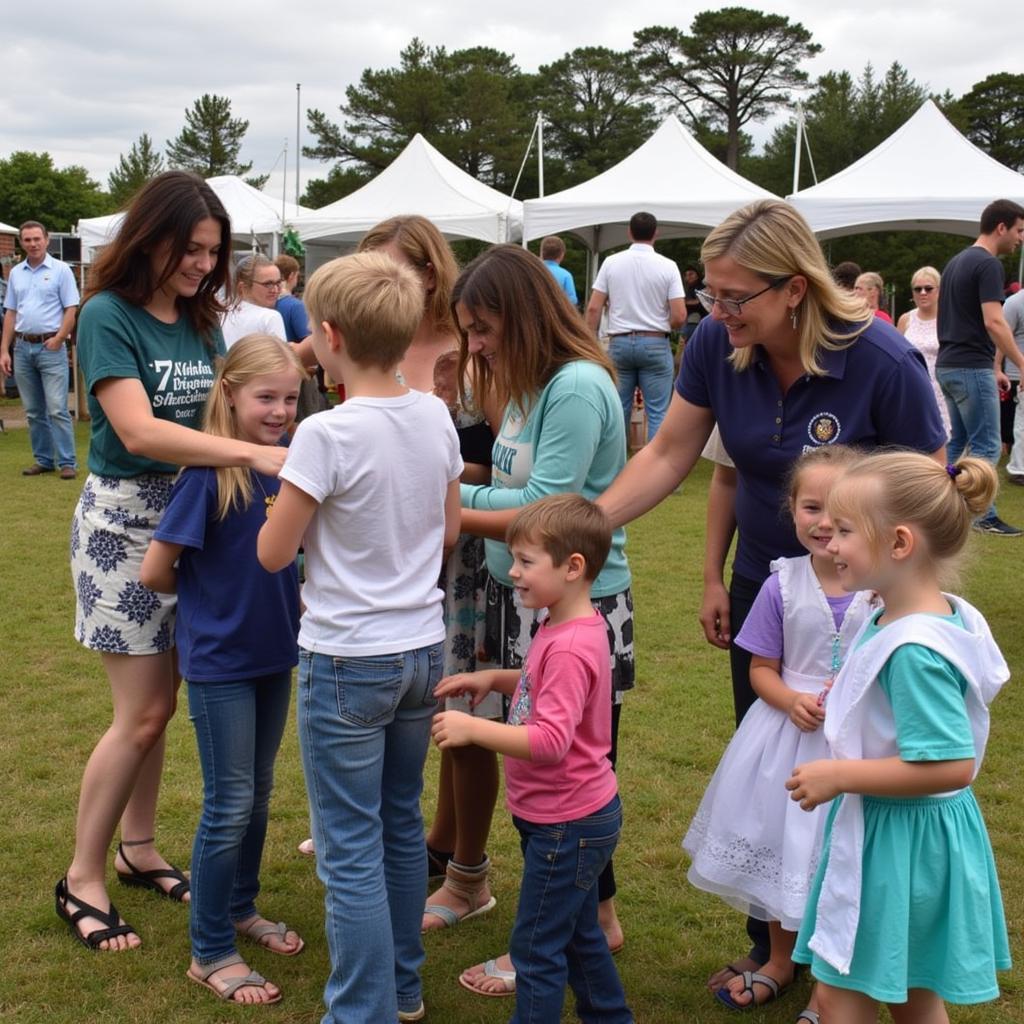 Community Members Participating in a Bullskin Historical Society Event