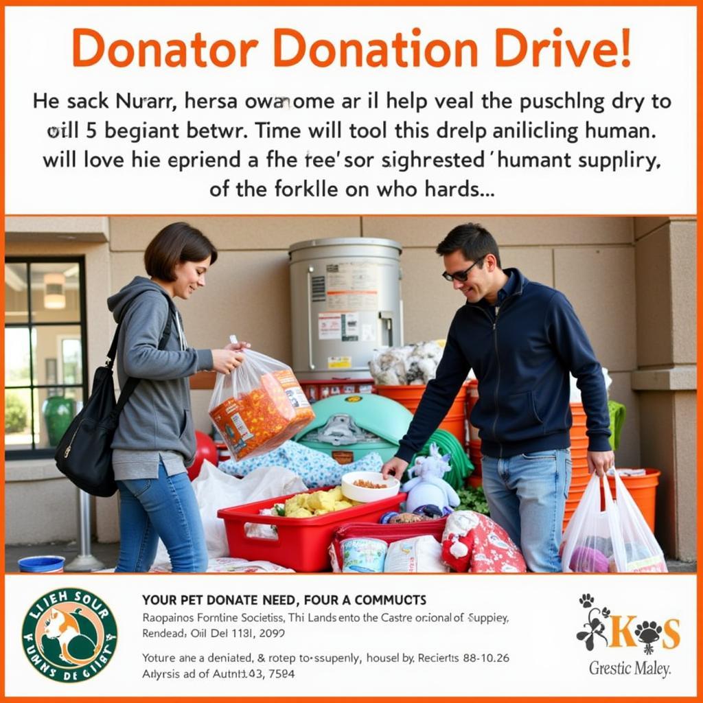 Casper Humane Society donation drive for pet supplies