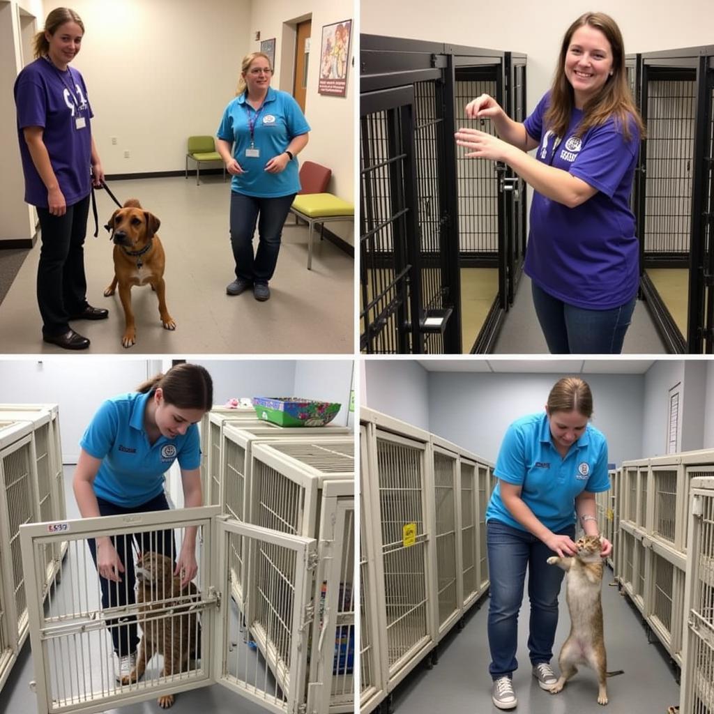 Volunteers at the Coeur d'Alene Humane Society