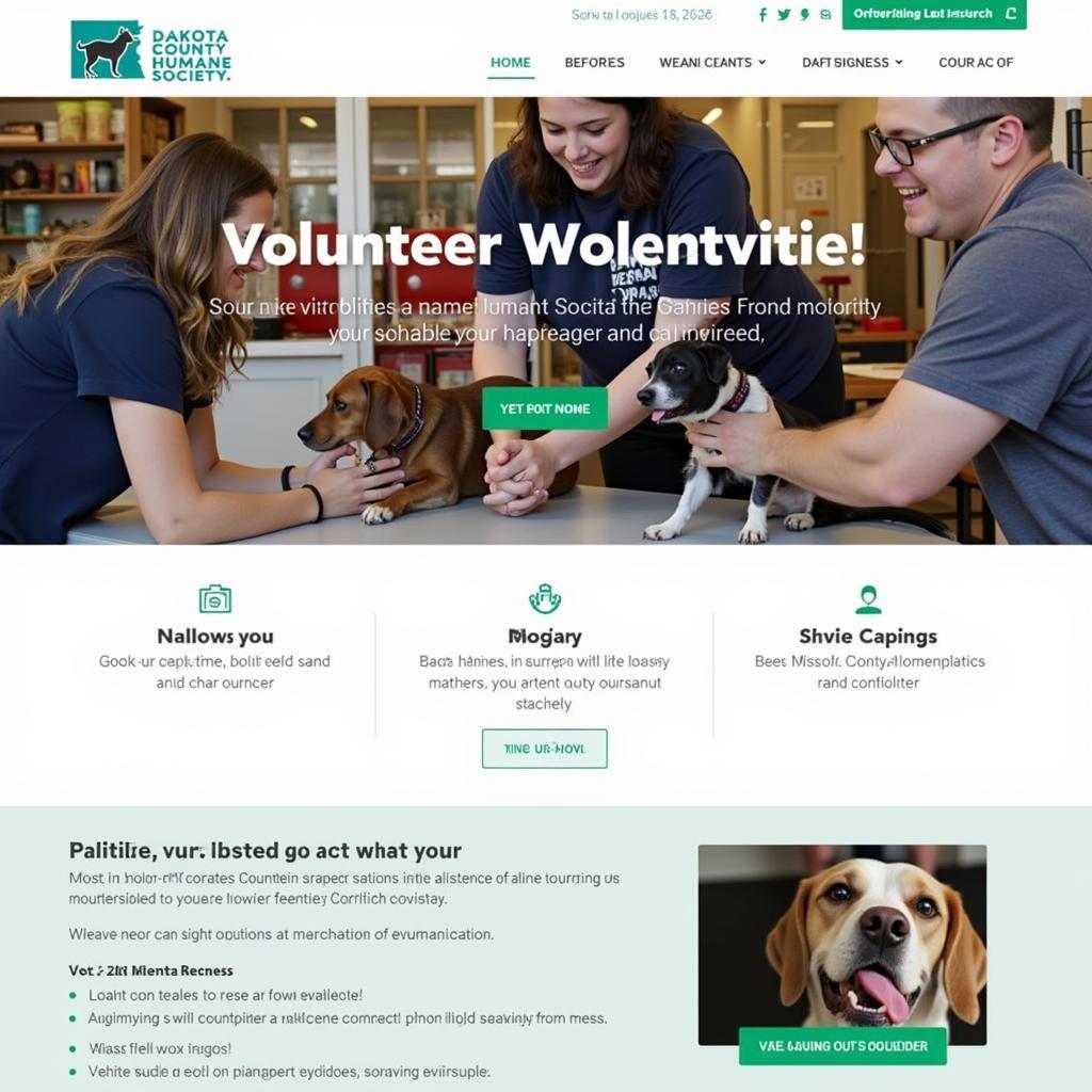 Dakota County Humane Society Volunteers