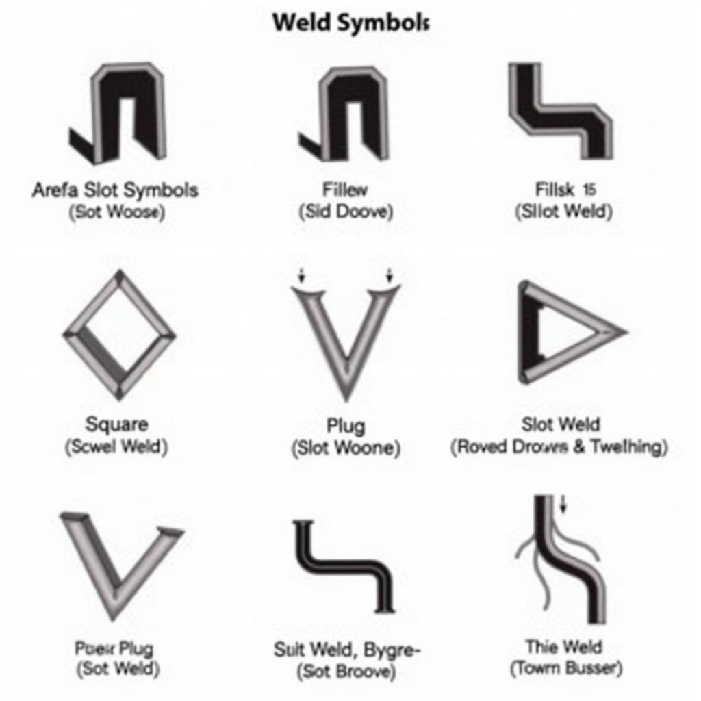 Different AWS Weld Symbols