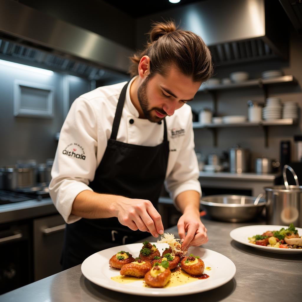 Dish Society Houston Chef Preparing Meal