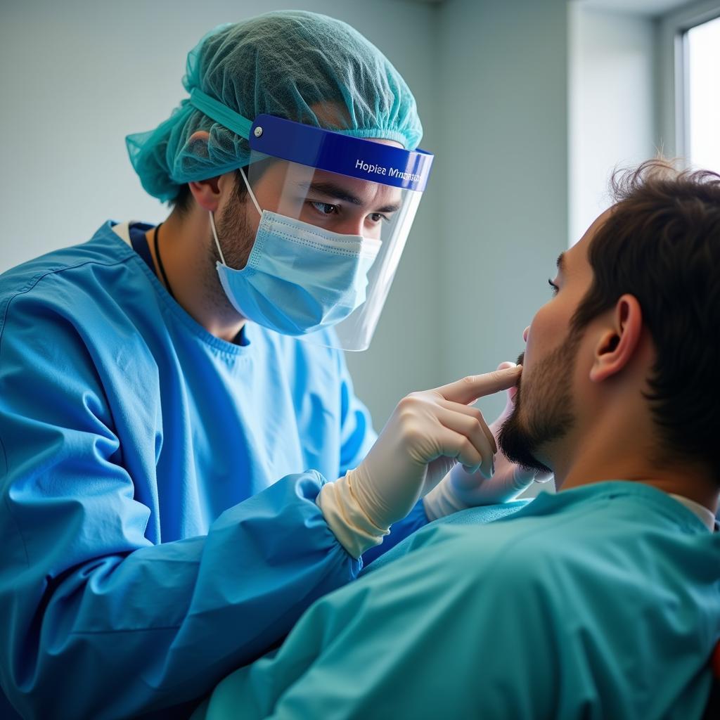 Doctor Treating Patient