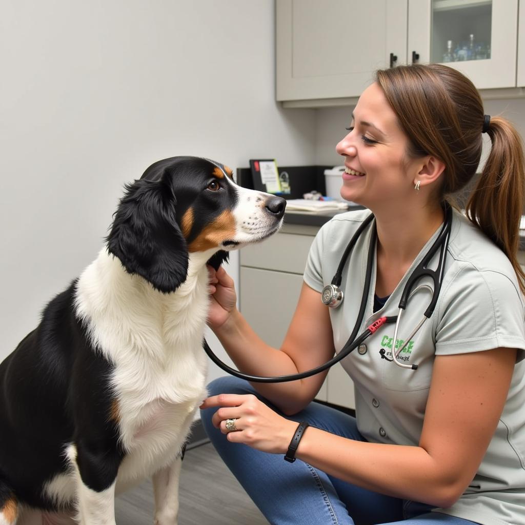 Providing veterinary care at the Dogwood Rescue Society