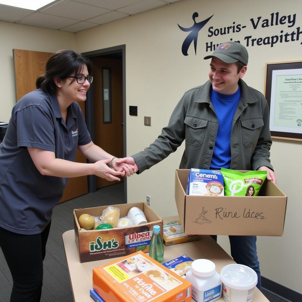 Donating Supplies to Souris Valley Humane Society