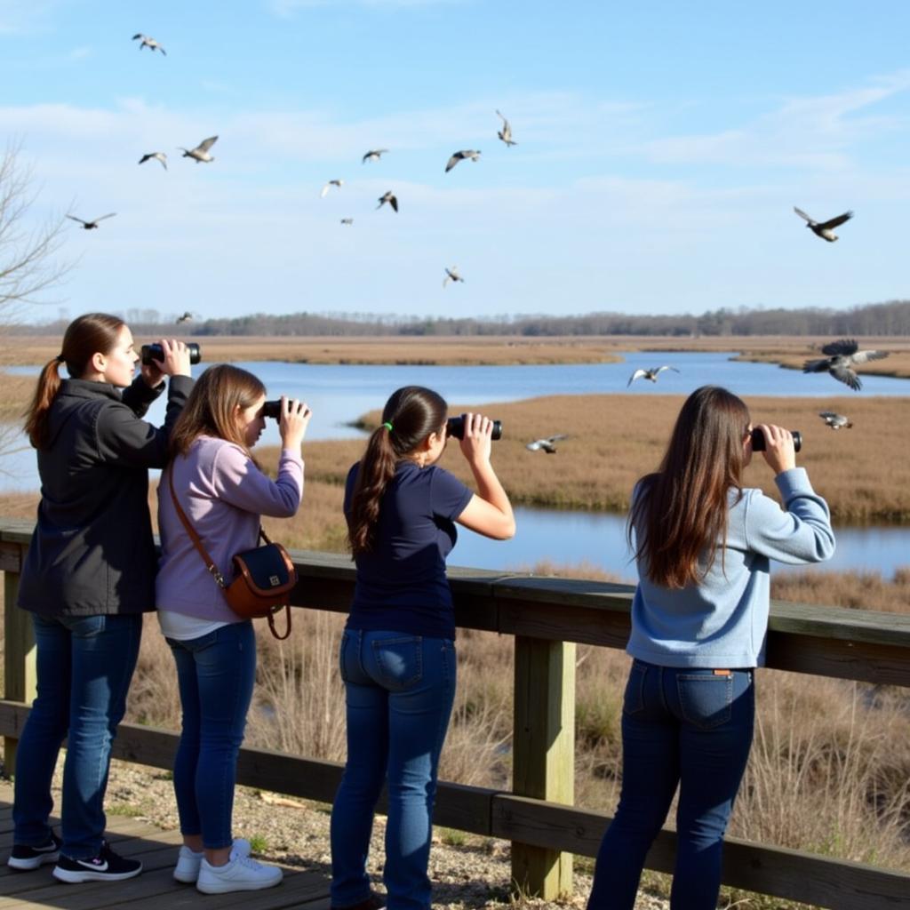 Wildlife Observation at the Dupont Environmental Education Center