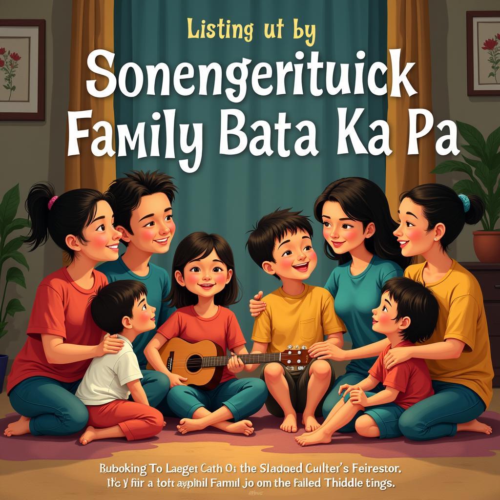 A Filipino family listening to "Batang Bata Ka Pa"