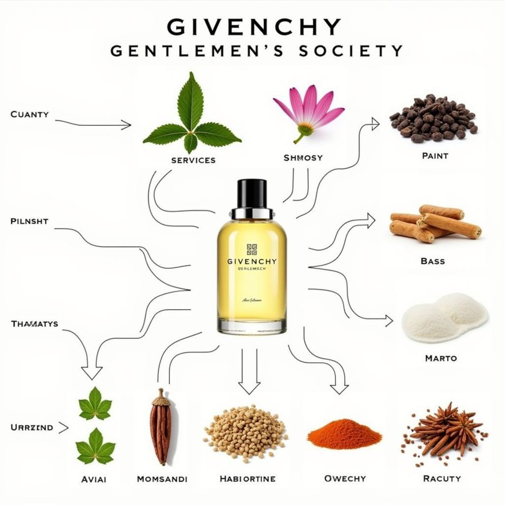 The key ingredients of Givenchy Gentlemen's Society fragrance