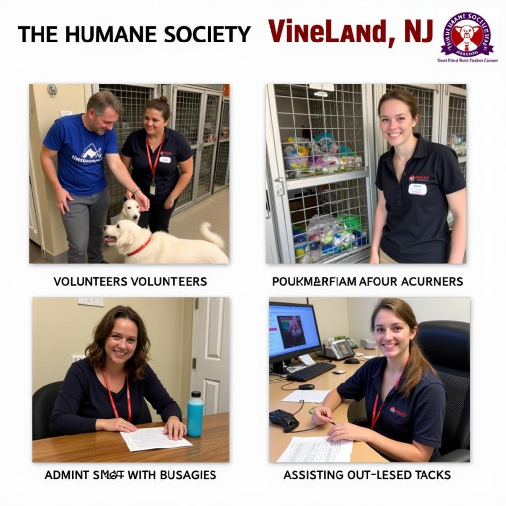 Volunteers at the Humane Society Vineland NJ