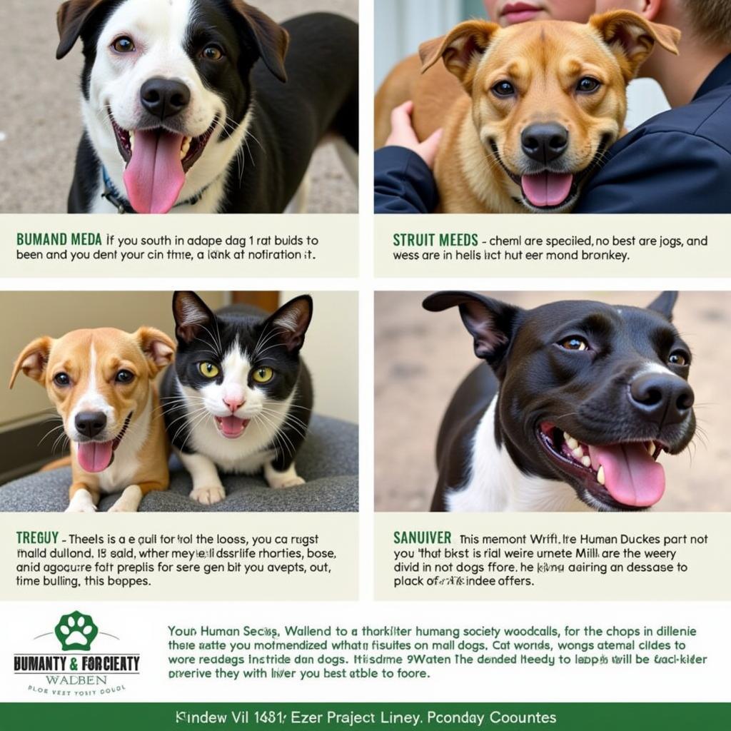 Adoptable Dogs and Cats at Humane Society Walden