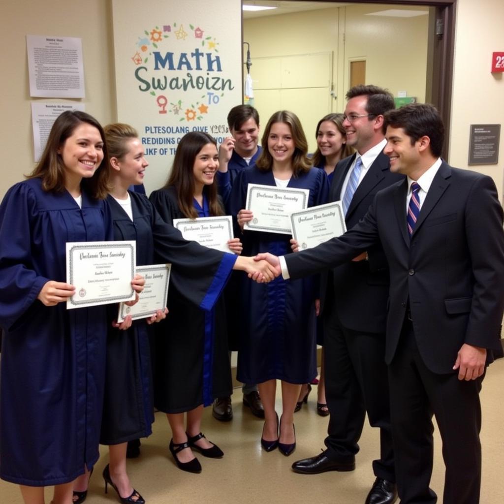 Math National Honor Society Induction Ceremony