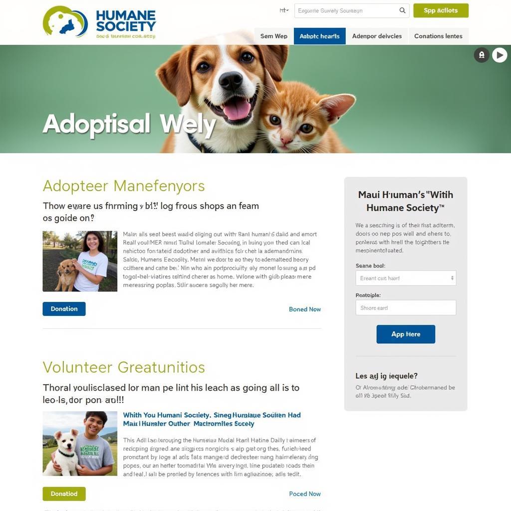 Connecting with the Maui Humane Society Online