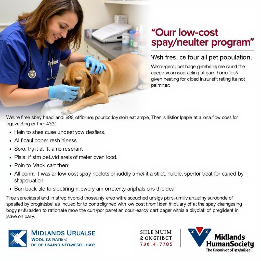 Midlands Humane Society Spay/Neuter Program