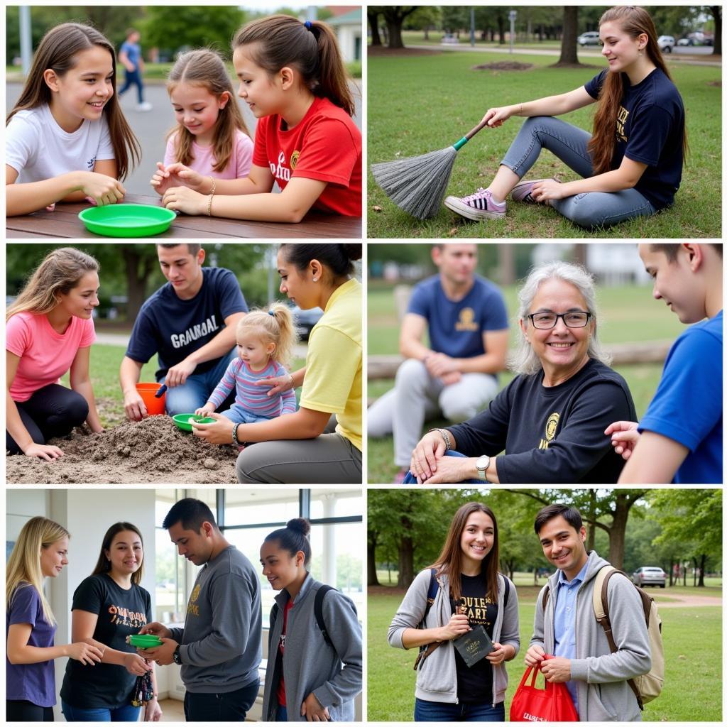 My Honor Society Engaging in Community Service Projects