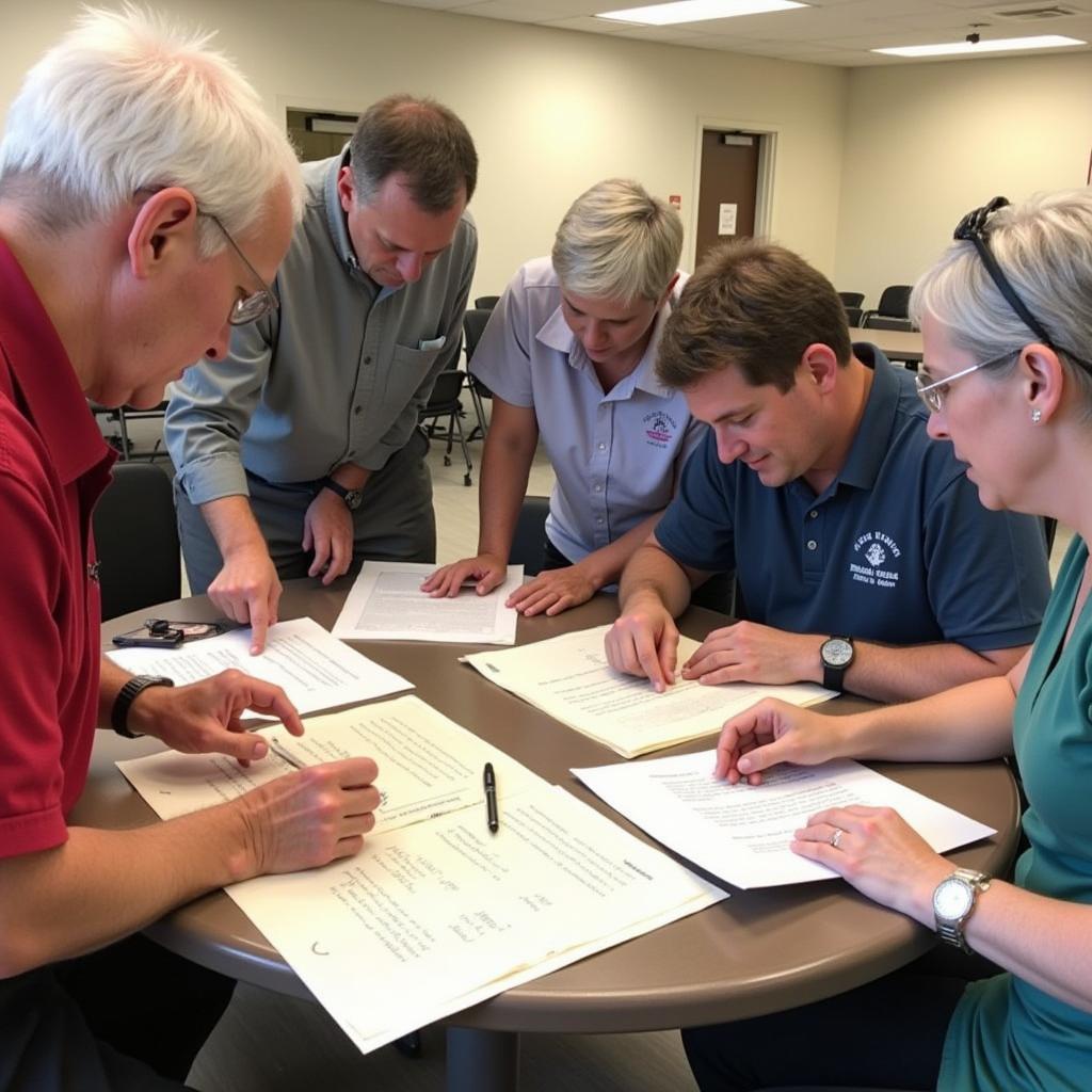 Pinellas Genealogy Society Members Collaborating