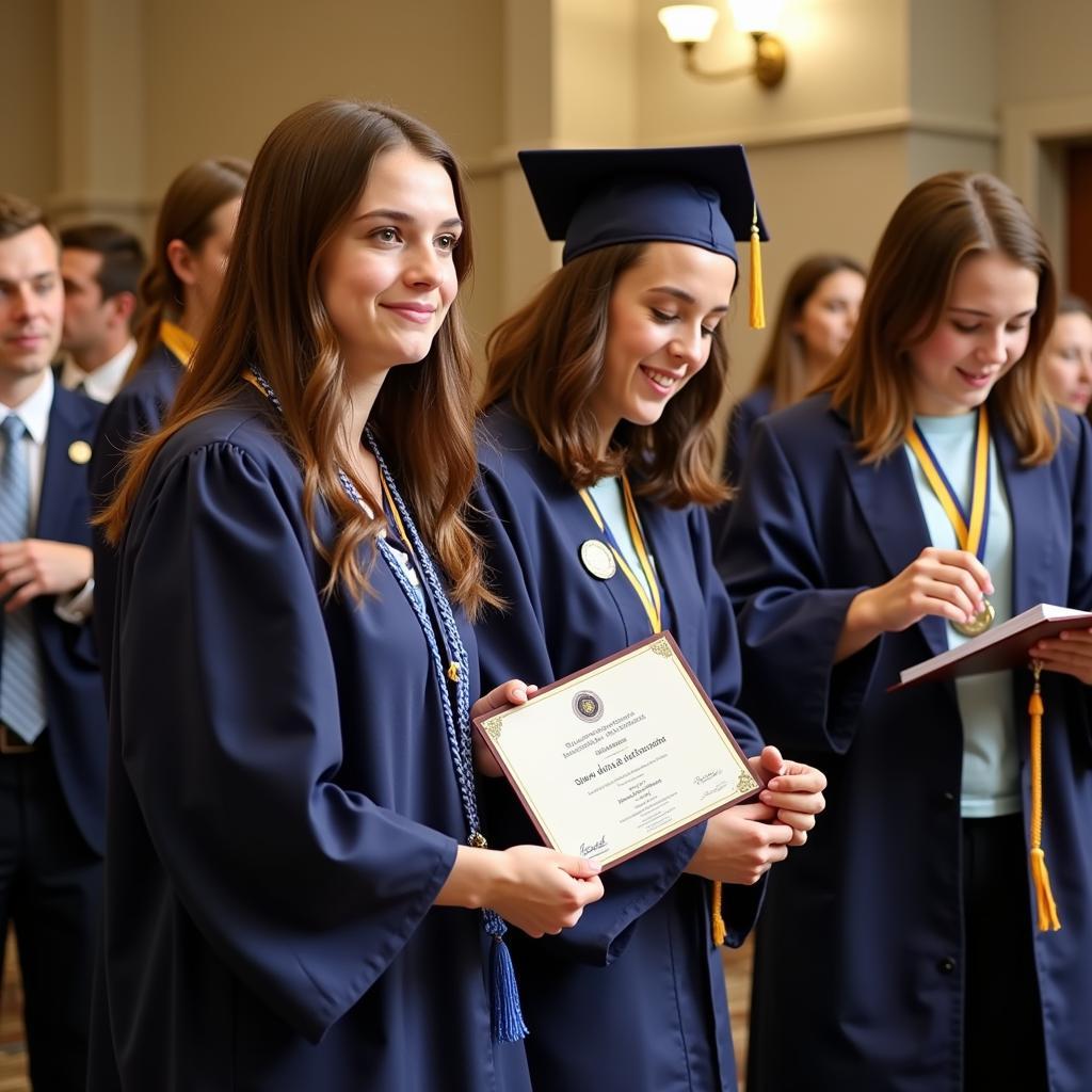 Science National Honor Society Cords Ceremony