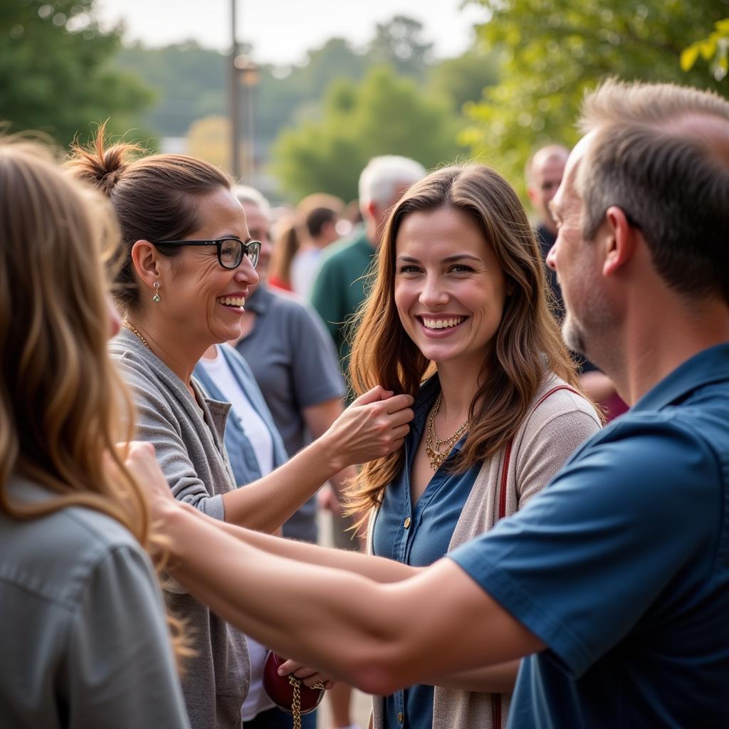 Community Gathering in Society Hill, SC