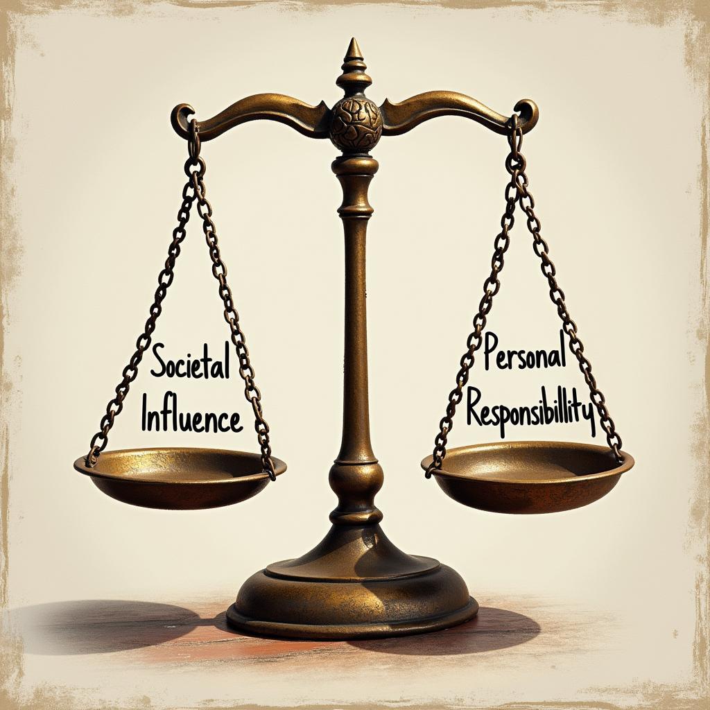 Societal Influence and Personal Responsibility