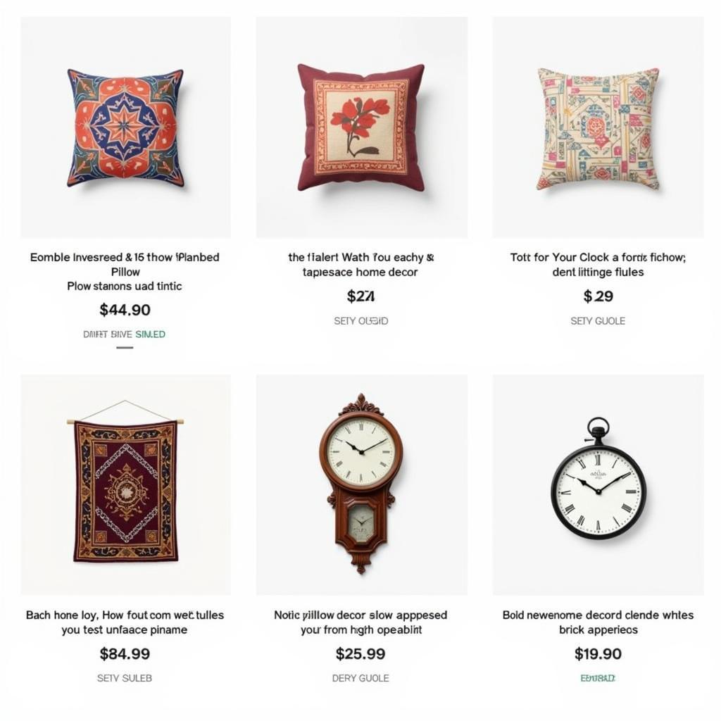 Society Six home decor sale items.