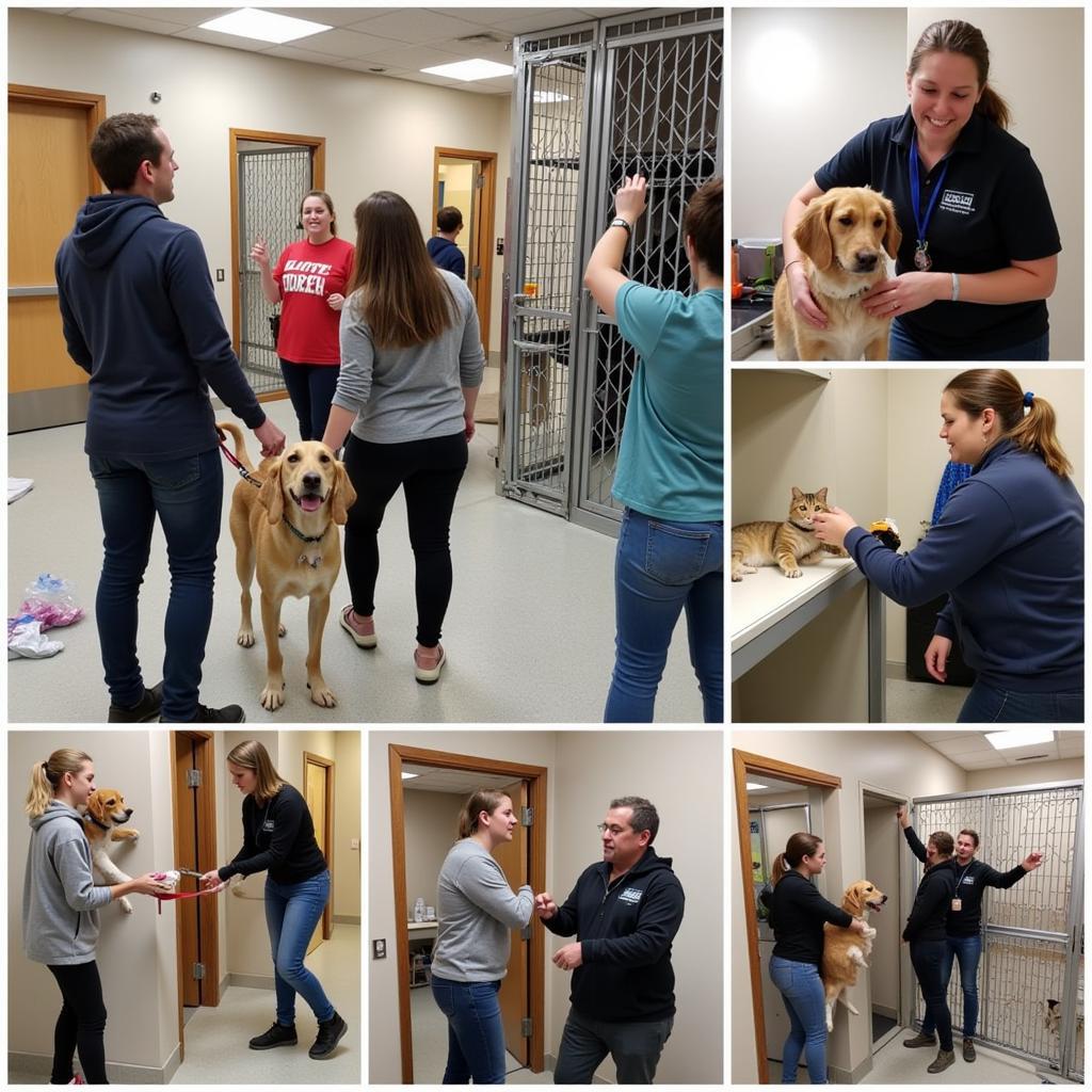 Volunteers at the Verde Valley Humane Society